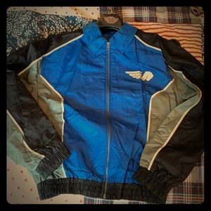 Buell unisex nylon bomber jacket